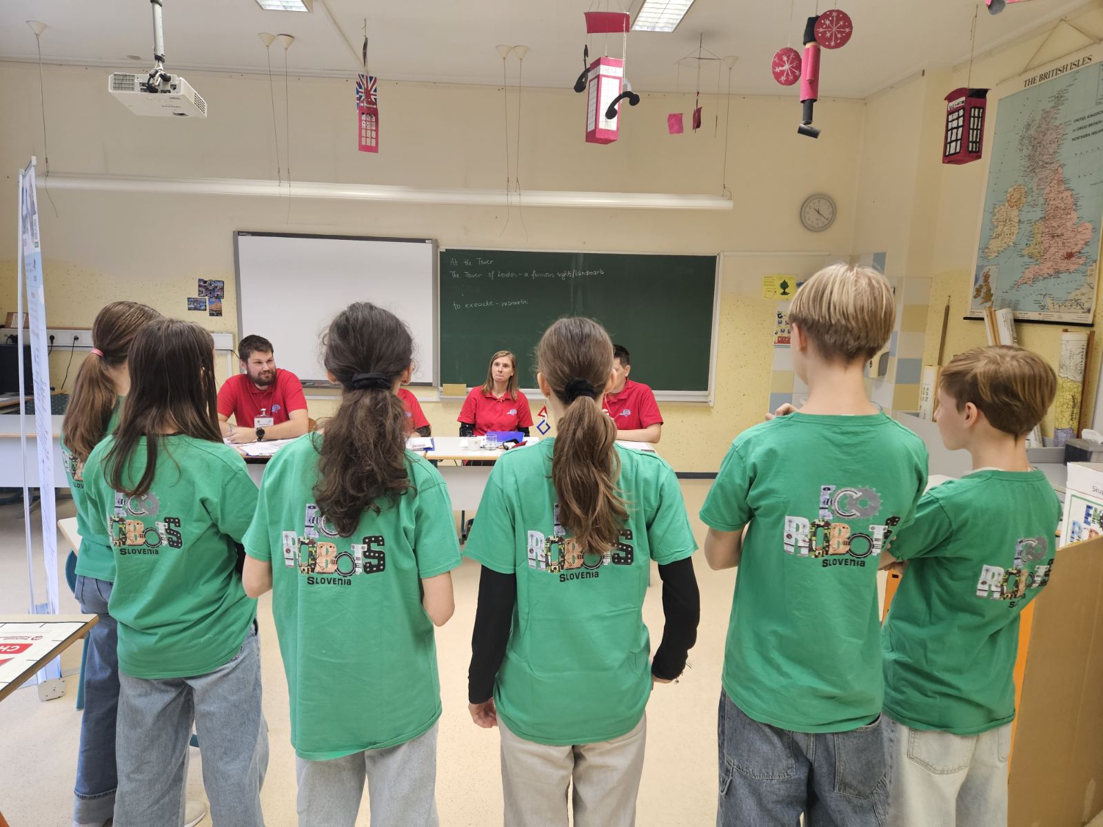 Predstavljanje projekta sodnikom.